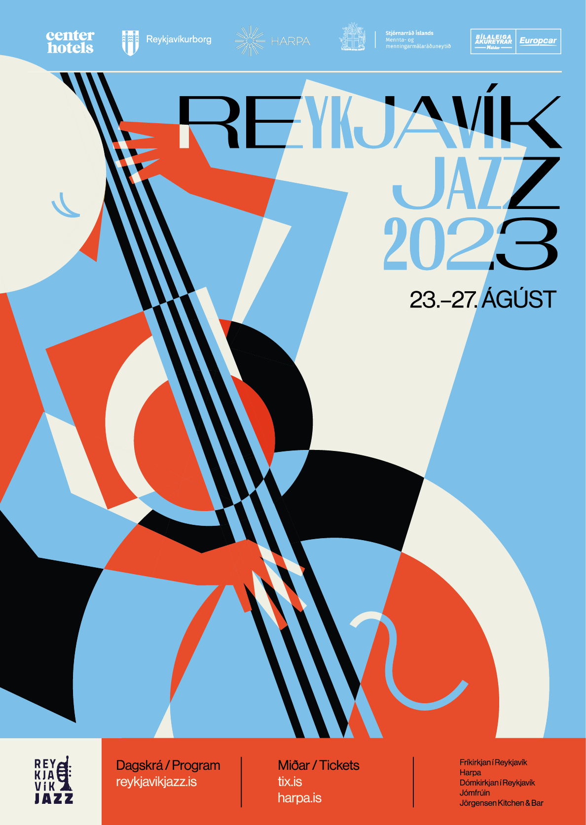Reykjavik Jazz Festival 2023 Poster