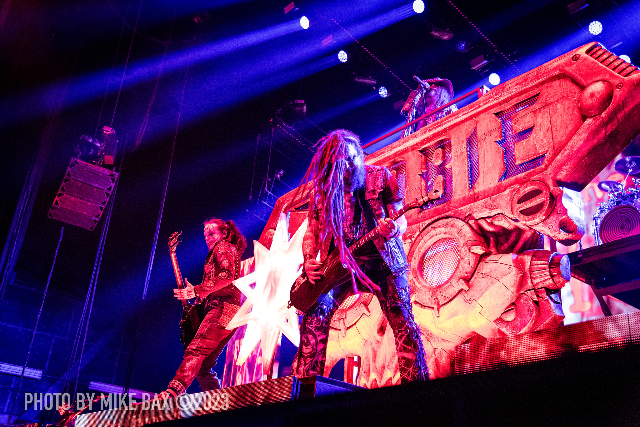 Rob Zombie on Sep 6, 2023, photo by Mike Bax