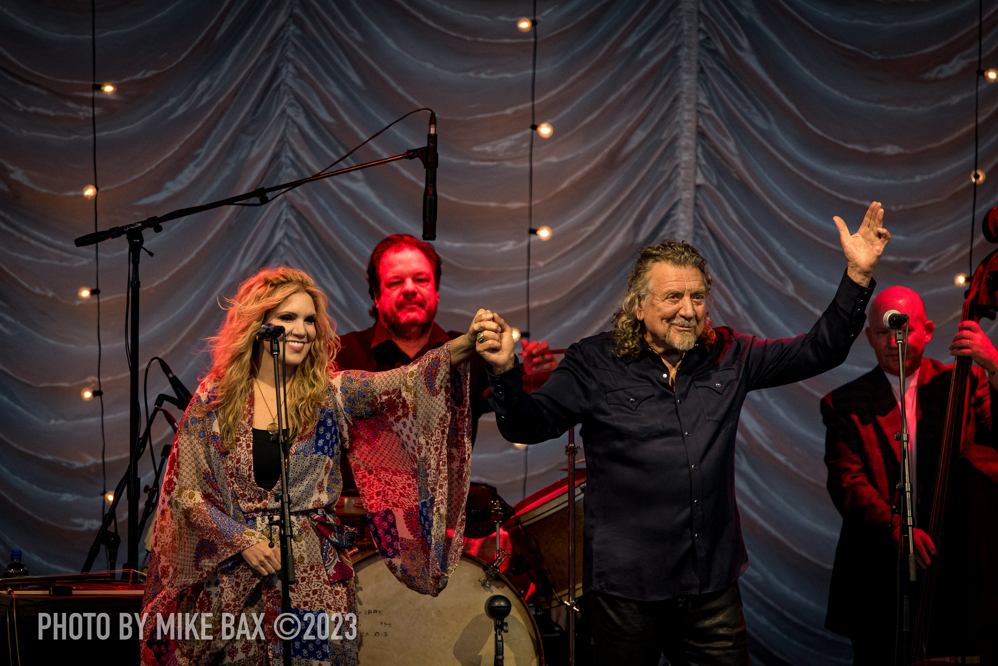 Robert Plant & Alison Krauss on July 5, 2023, photo by Mike Bax