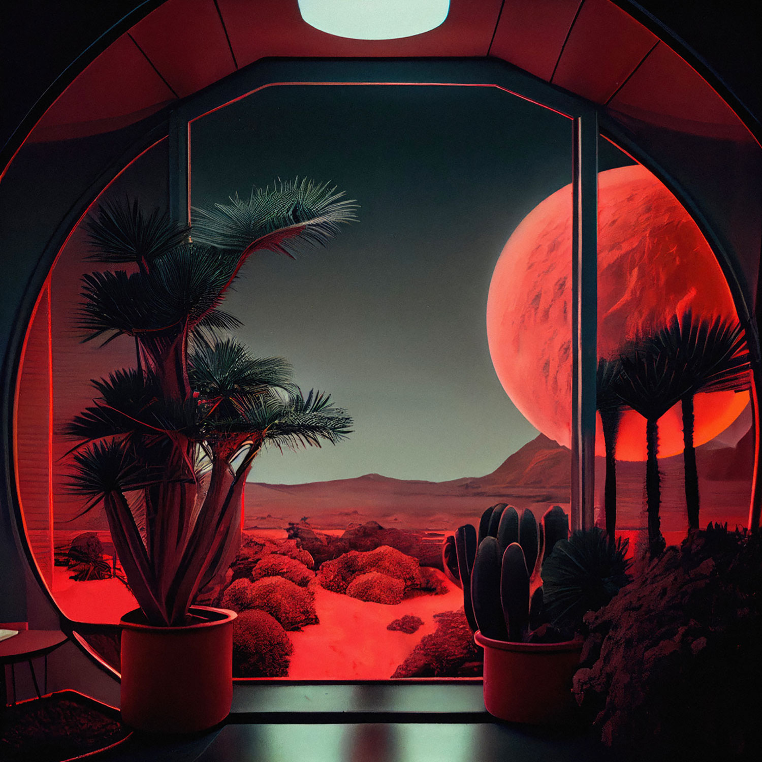 Rum Buffalo ‘Blood Moon’ album artwork