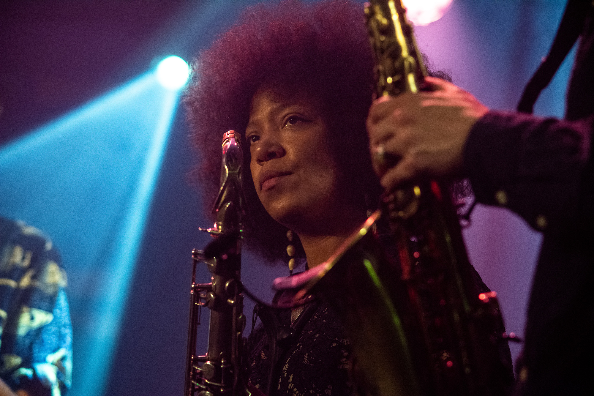 Sakina Abdou at Festival Jazz Sous les Pommiers, photo by Stephane Barthod