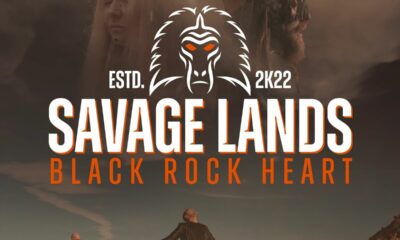 Savage Lands “Black Rock Heart” single artwork