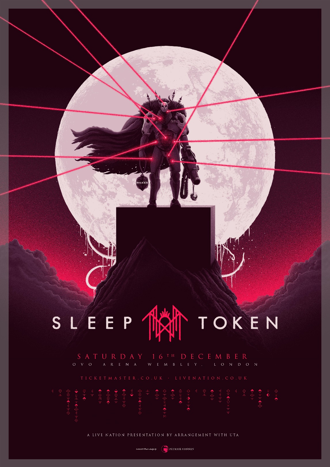 Sleep Token Wembley Arena Poster Artwork