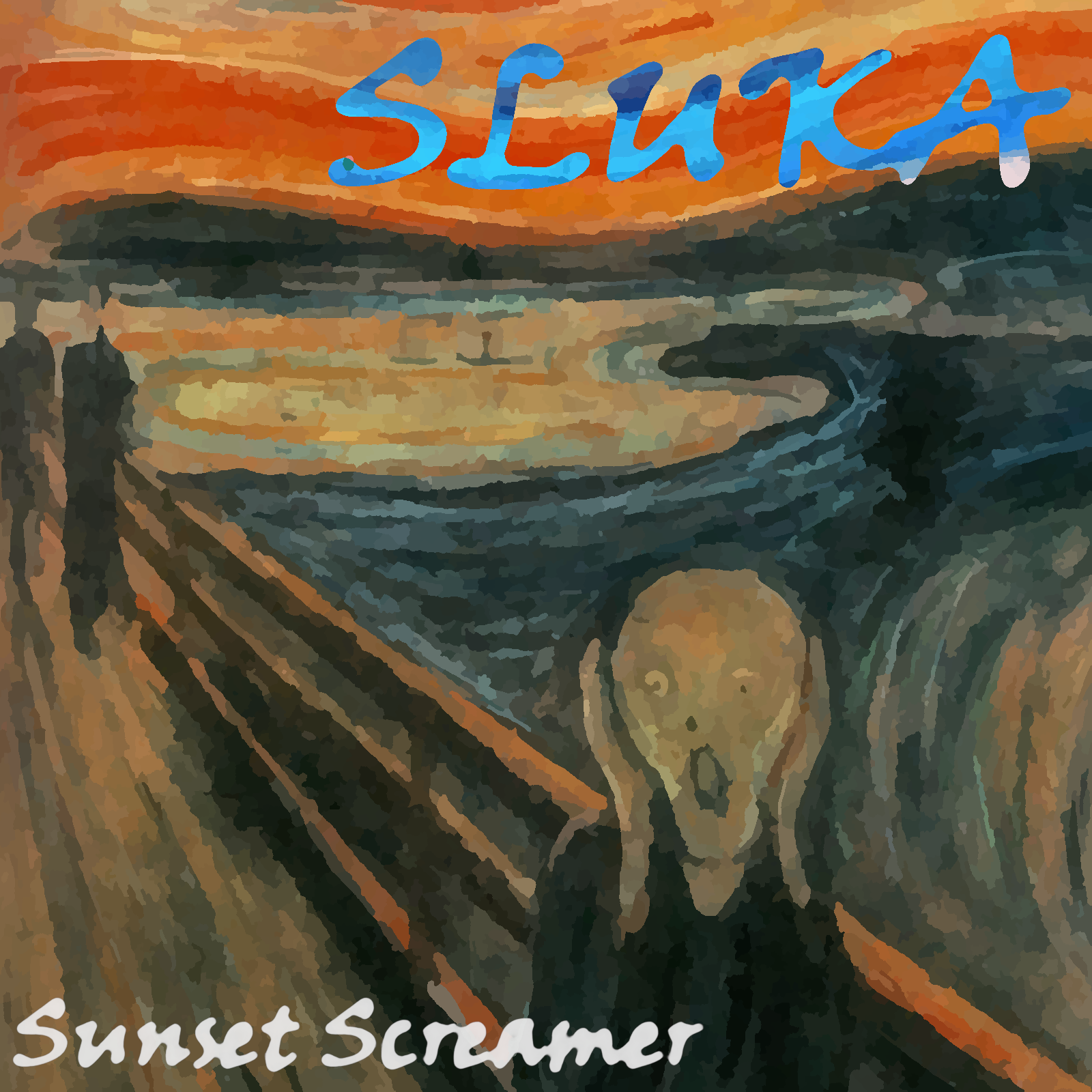 Sluka “Sunset Screamer” single artwork