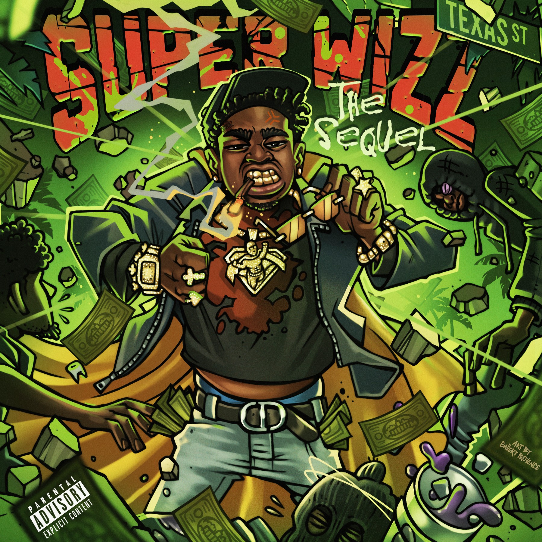 Super Wizz ‘The Sequel’ album artwork