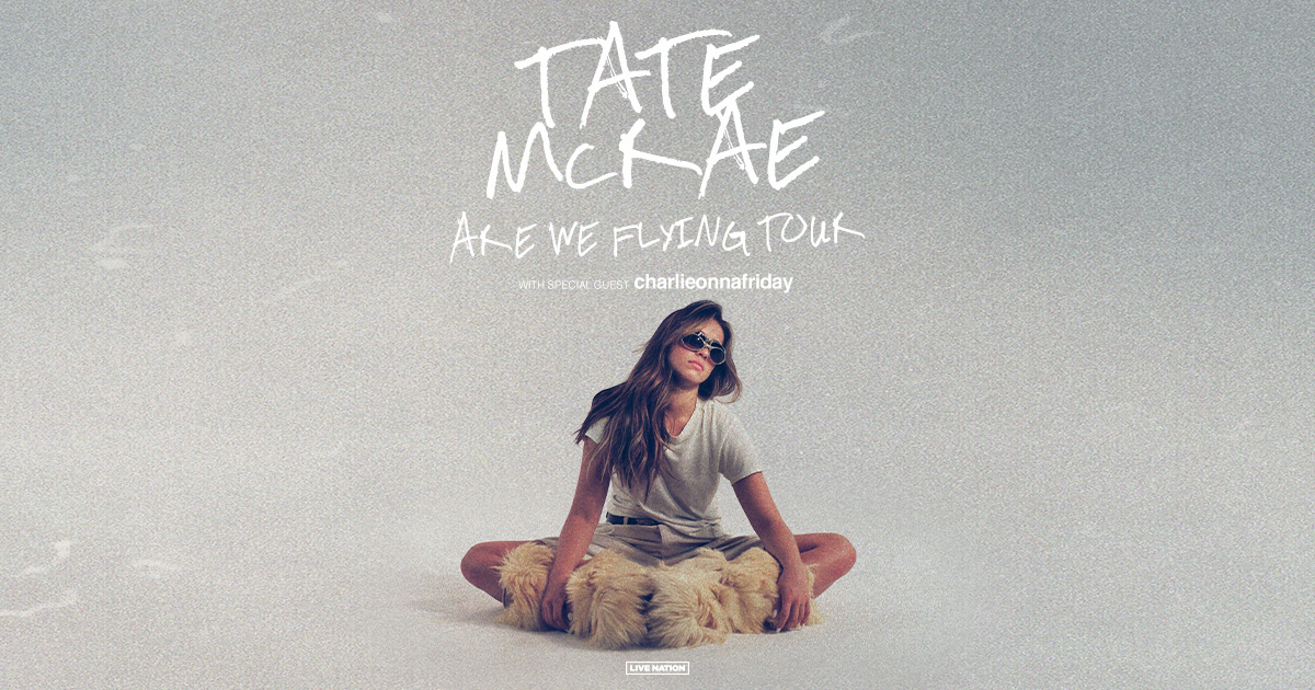 Tate McRae “Are We Flying Tour" artwork