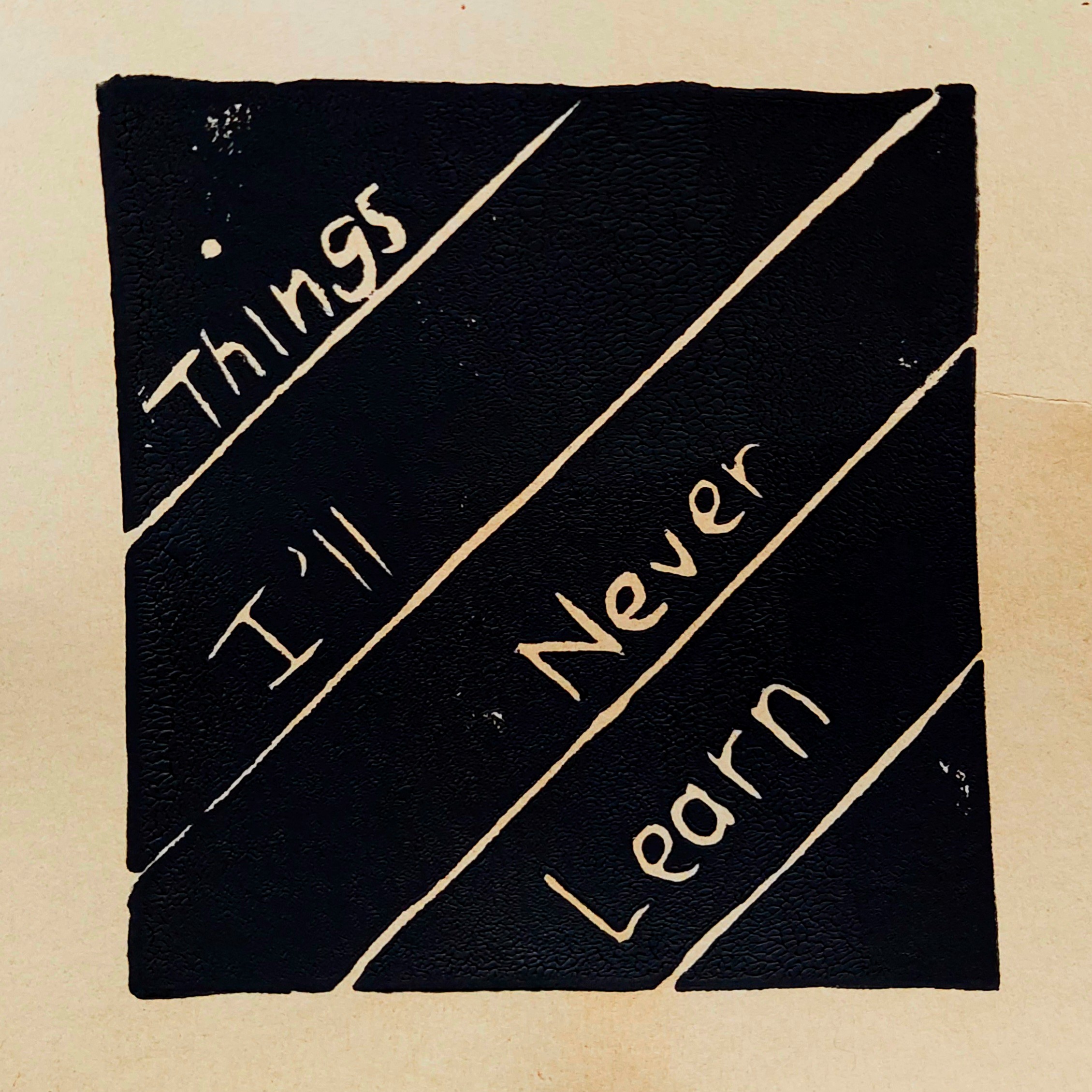 The Bankes Brothers “Things I’ll Never Learn” single artwork