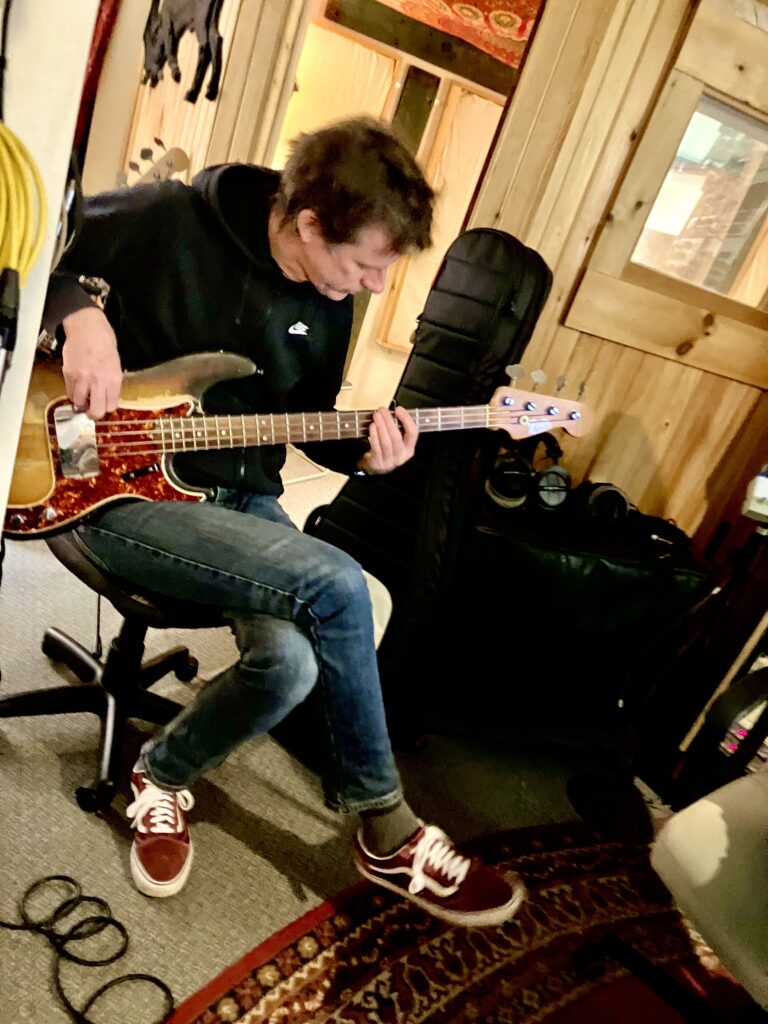 The Conscience Pilate - Edward Pond recording bass