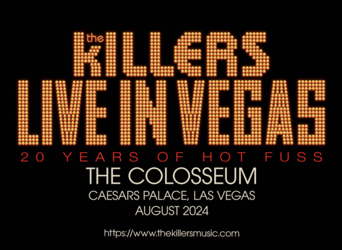 The Killers Live in Las Vegas residency flyer