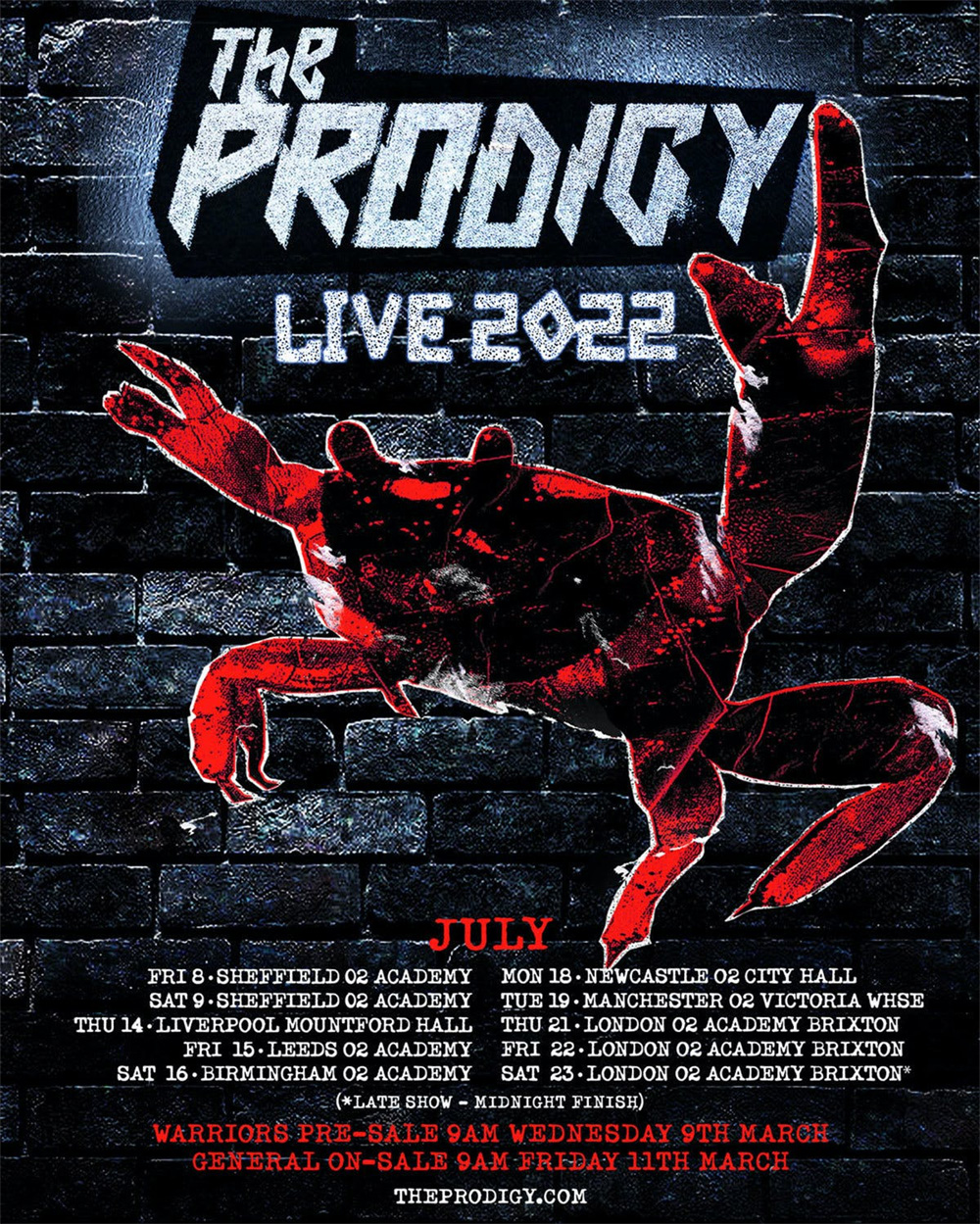 prodigy tour dates 2022