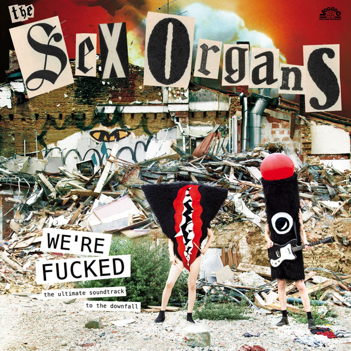 The Sex Organs ‘We’re Fucked’ album artwork
