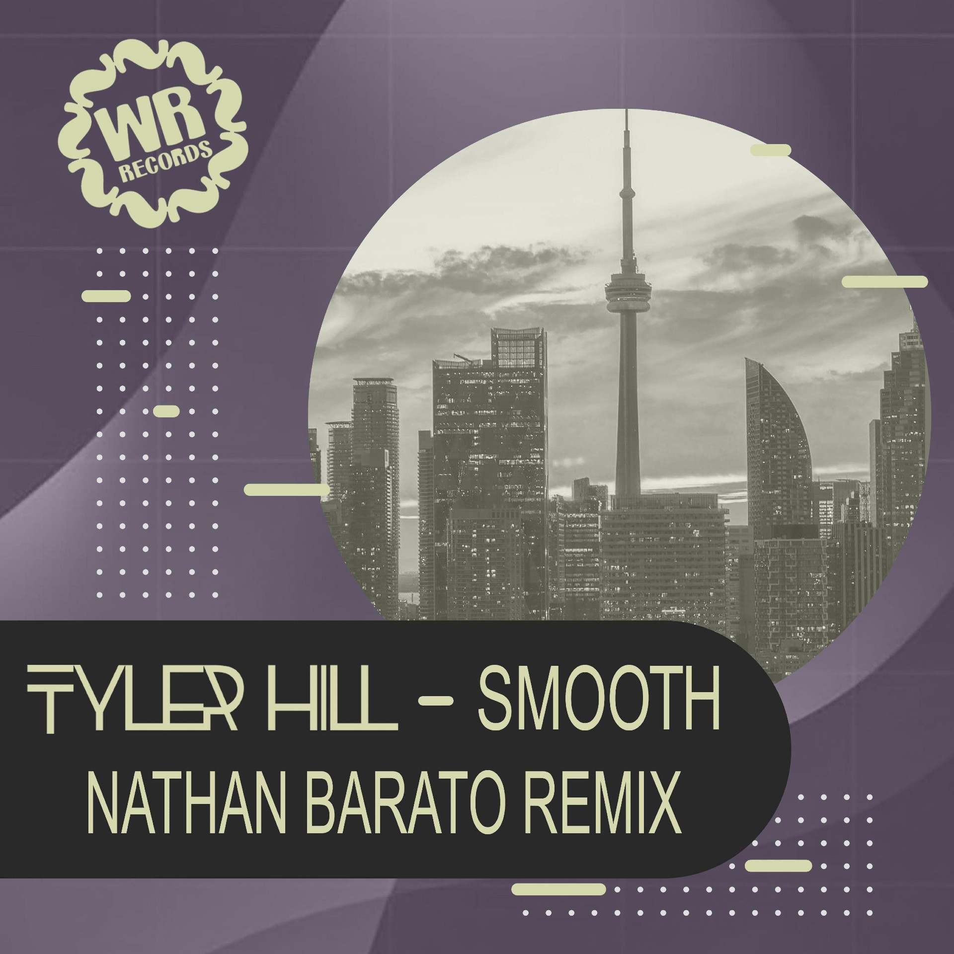Artwork for the single “Smooth” (Nathan Barato Remix) by Tyler Hill