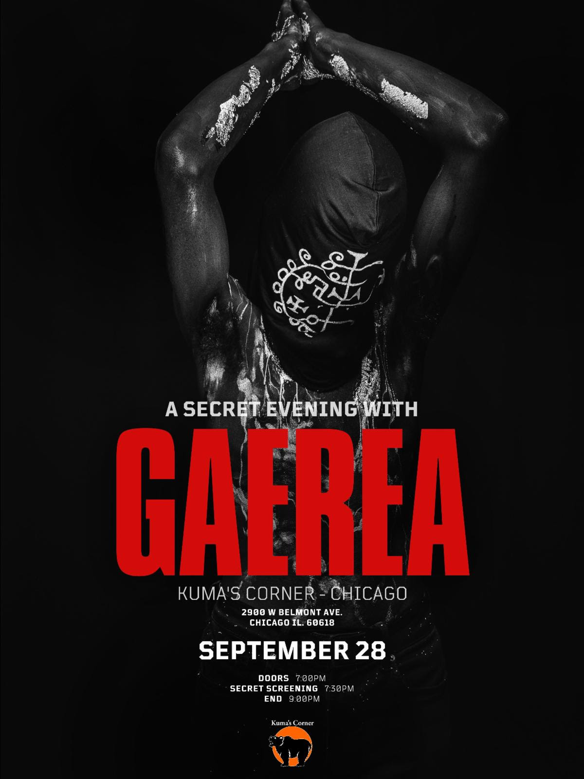 Gaerea 'Secret Evening With' Poster