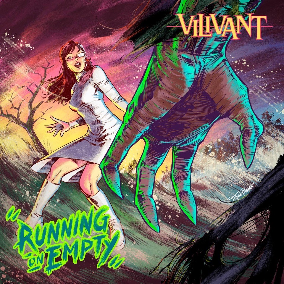 Artwork for the single “Running on Empty” by Vilivant