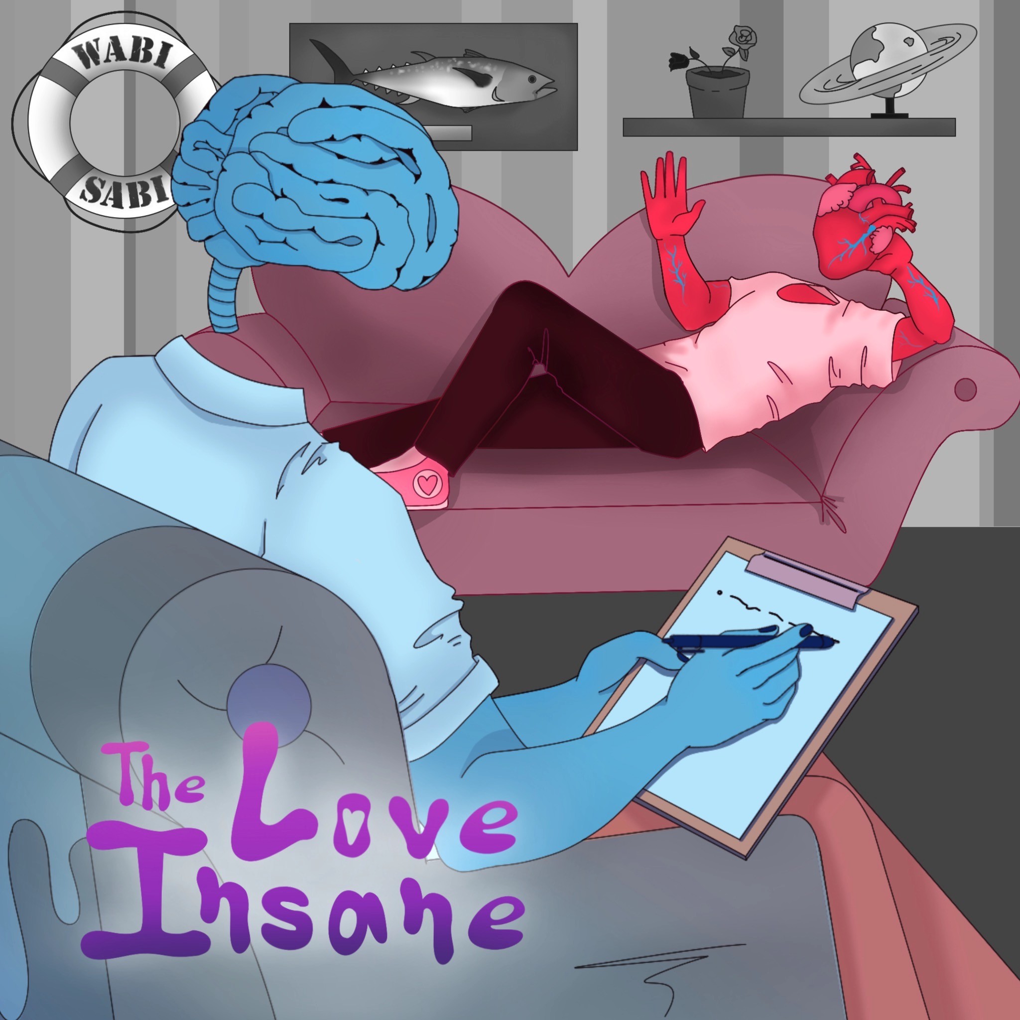 Wabi Sabi ‘The Love Insane’ album artwork