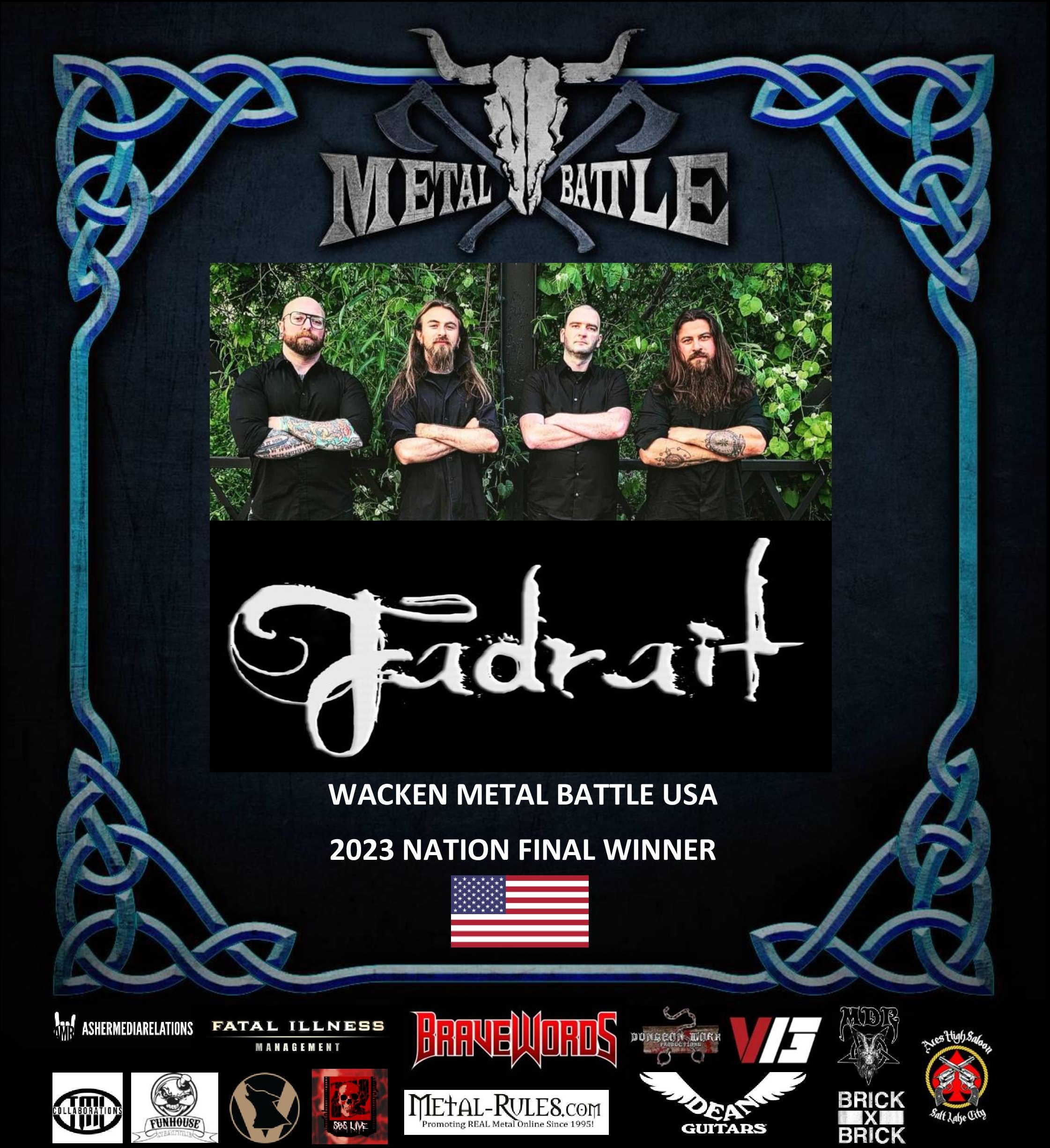 Wacken Metal Battle USA 2023 winner Fadrait