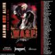 W.A.S.P. “Album ONE Alive!” tour admat