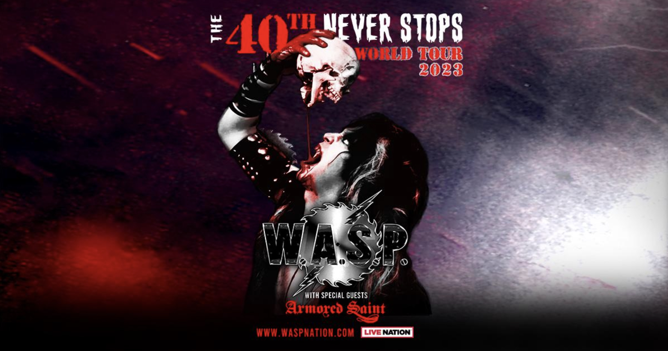 W.A.S.P. “The 40th Never Stops World Tour 2023”