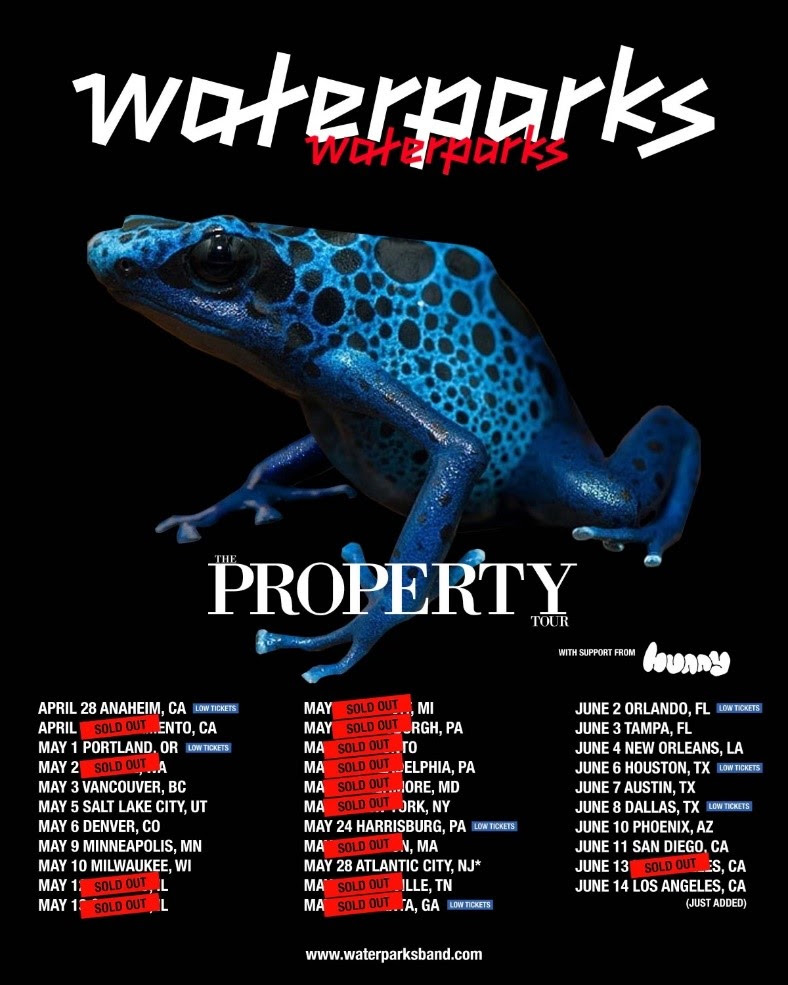 Artwork for Waterparks 2023 ‘Property’ Tour