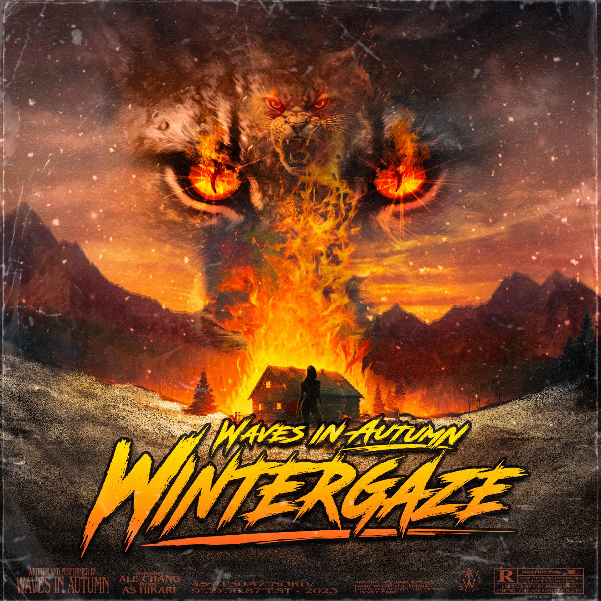 Waves in Autumn ‘Wintergaze’ album artwork