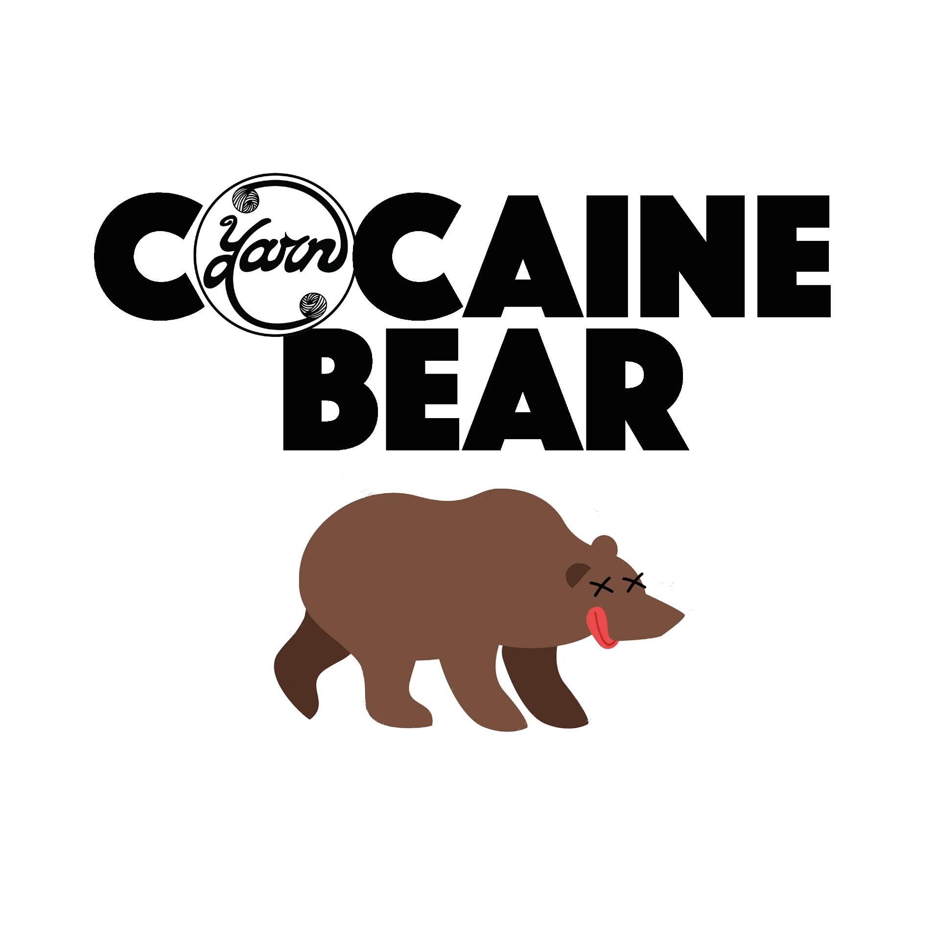 Artwork for the single “Cocaine Bear” by YARN